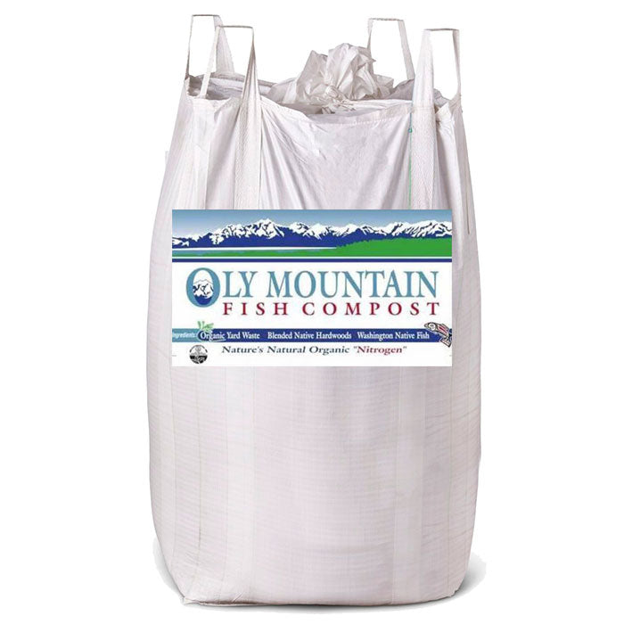 Oly Mountain Fish Compost, 1.5 Cu Yd