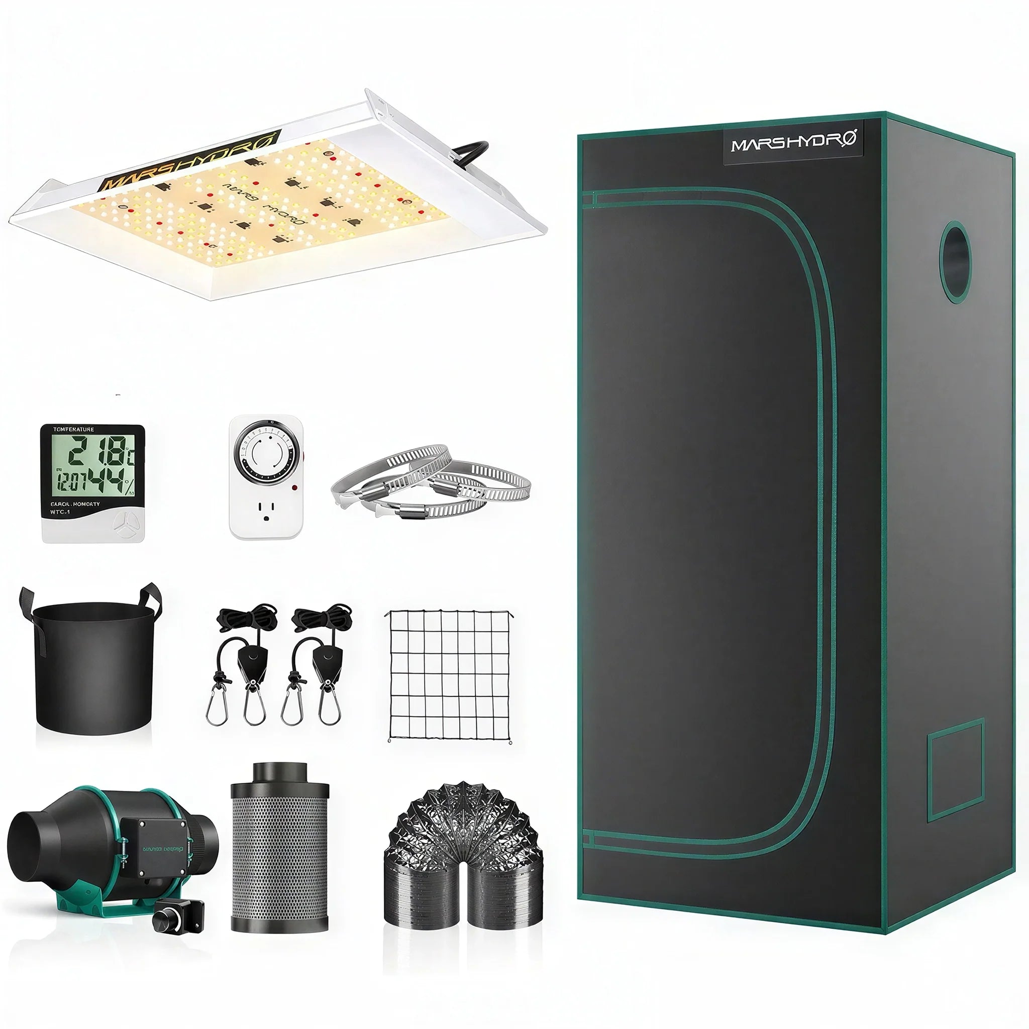 Mars Hydro 2x2 TS 600 LED Grow Tent Kit