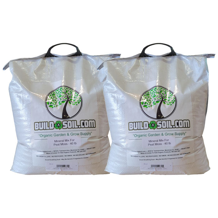 BuildASoil Mineral Mix Kit for Peatmoss, 80 lb.