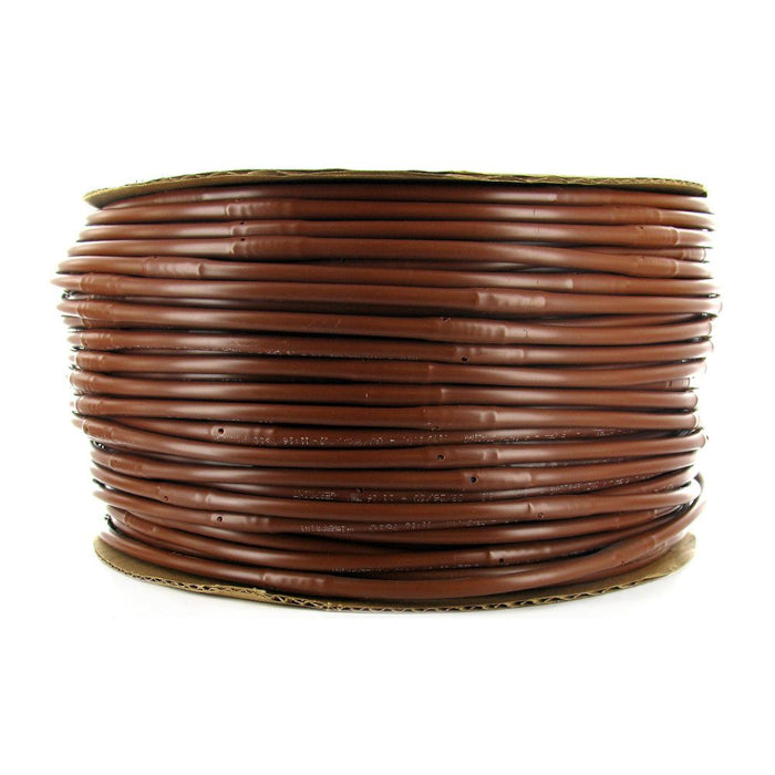 DIG Micro-Line 1/4 Inch Non Pressure Compensating Dripline, 6 Inch Emitter Spacing, 0.52 GPH, Brown - 500 Feet - Pack of 2