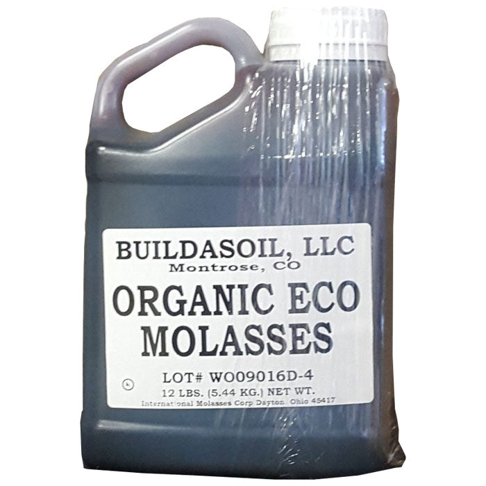 BuildASoil Food Grade Organic Oregon Tilth Molasses, 1 Gallon