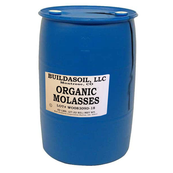 BuildASoil Food Grade Organic Oregon Tilth Molasses, 55 Gallon Drum