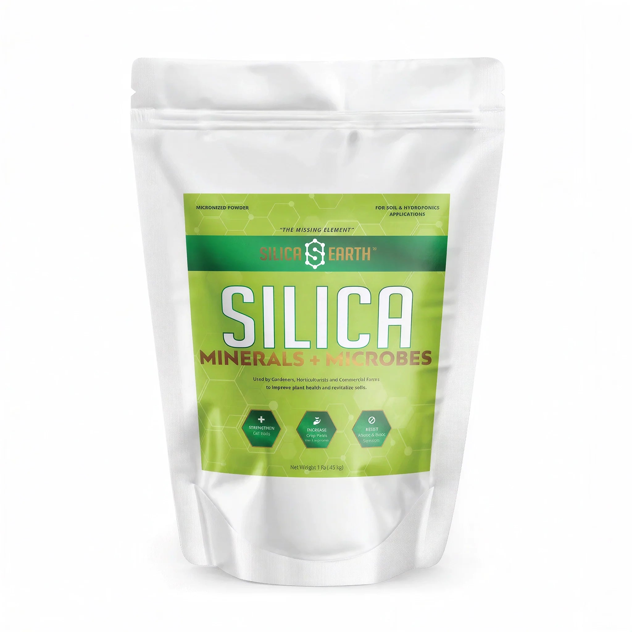 Silica Earth Minerals + Beneficial Microbes Micronized Powder