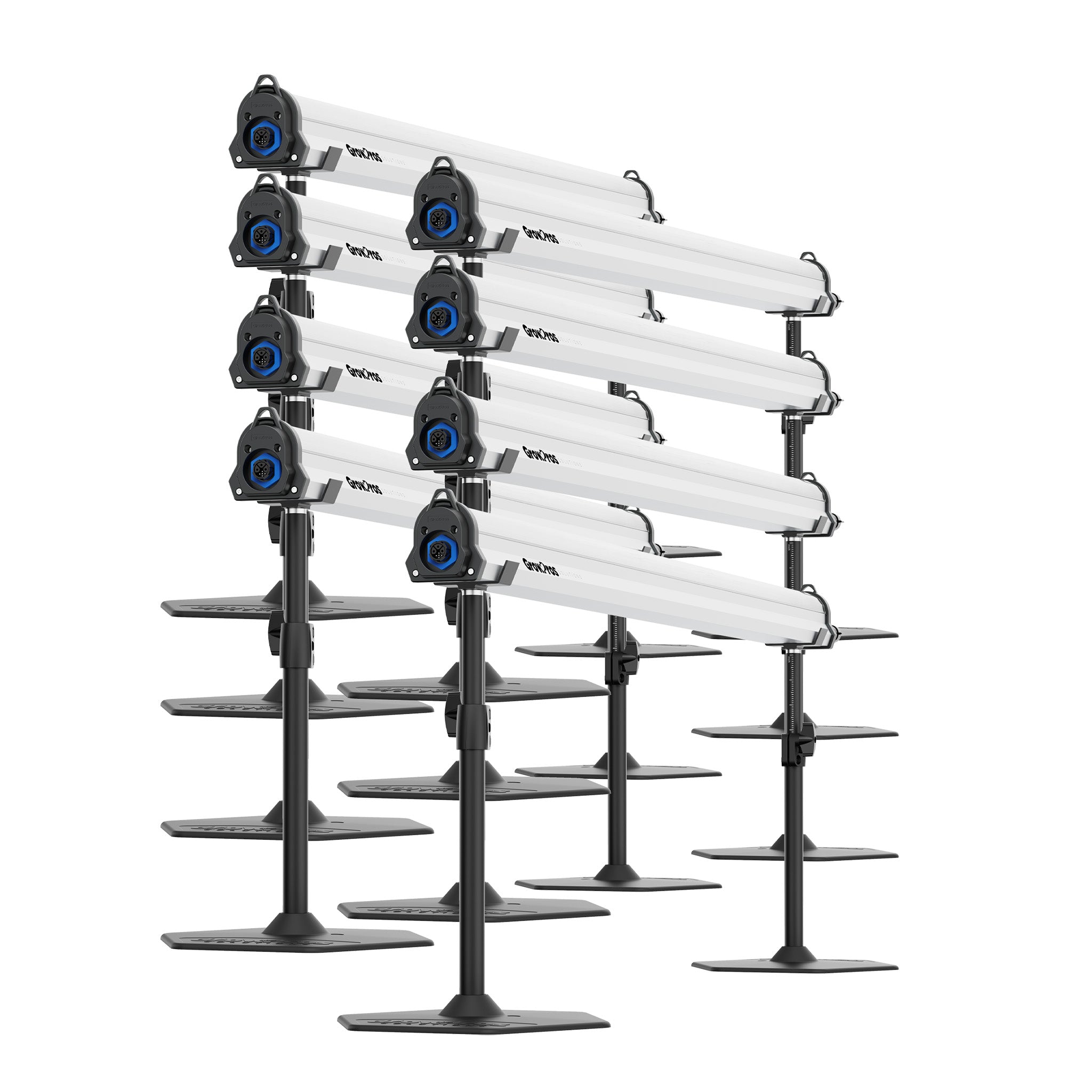 Grow Pros Solutions 4-Foot Model 1 Under Canopy LED Grow Light Bar, Pack of 8