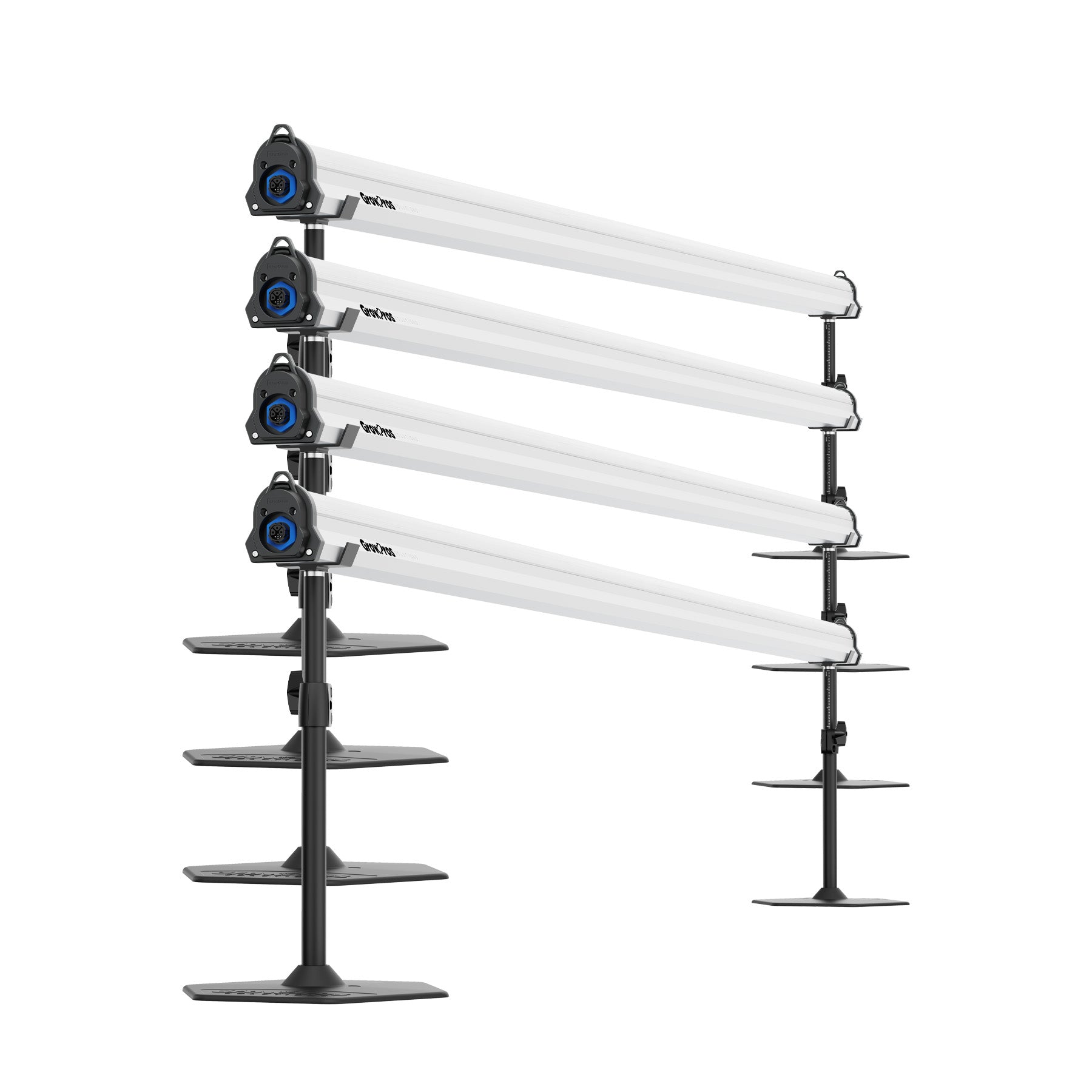 Grow Pros Solutions 8-Foot Model-1 Under Canopy LED Grow Light Bar, Pack of 4