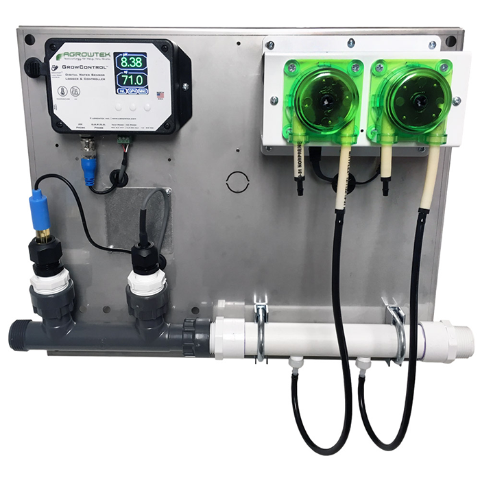 Agrowtek GrowControl MPX AgrowDose Mini pH Dosing System With Peristaltic Pumps