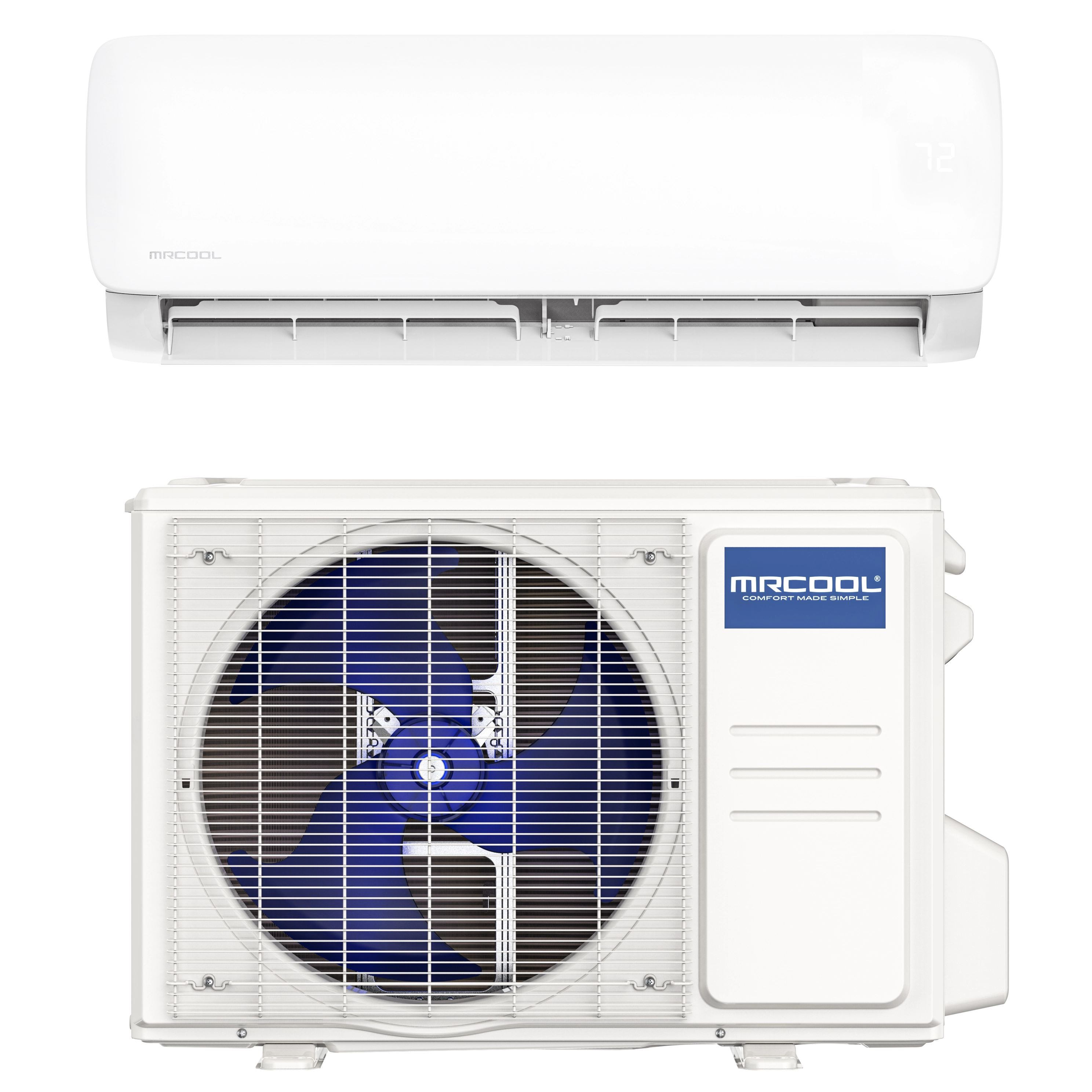 MRCOOL DIY EasyPro 5th Gen 12000 BTU Ductless Mini-Split Air Conditioner With Heat Pump, 11.5 Foot Line Set, PRO Cable Install Kit, & Enhanced WiFi Connectivity, 115 Volts