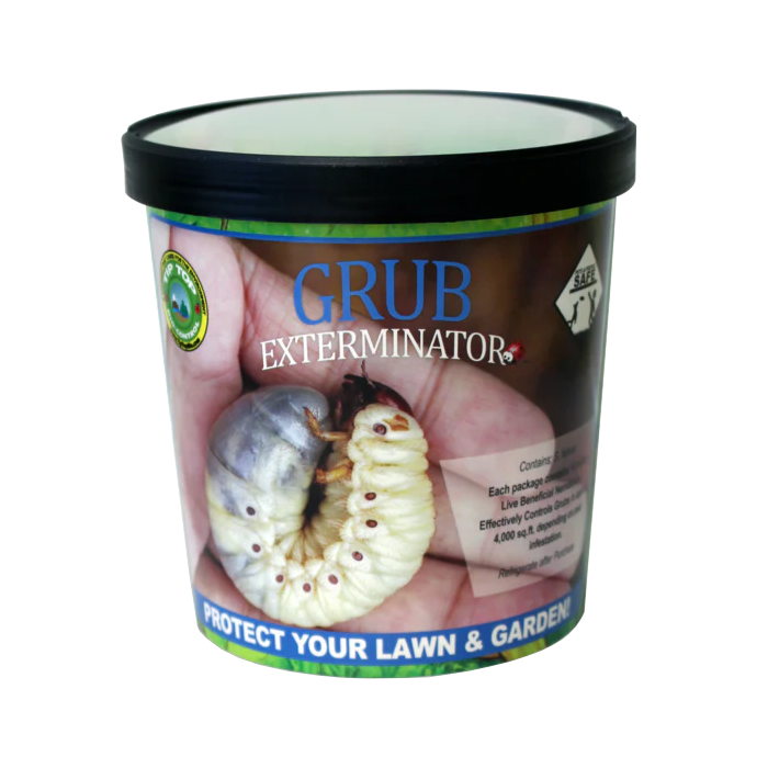 Tip Top Bio-Control Grub & Soil Pest Exterminator - H. Bacteriophora Beneficial Nematodes, Cup of 10 Million
