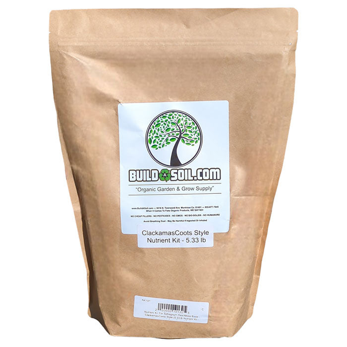 BuildASoil Clackamas Coots Style Nutrient Kit for Sphagnum Peat Moss