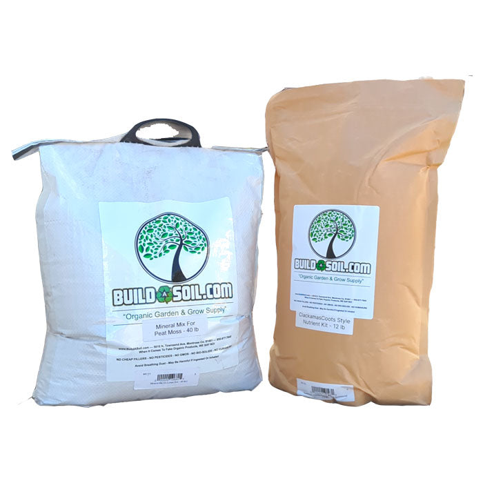 BuildASoil Complete Soil Building Nutrient Kit, 3.0 Cu Ft Bale Kit