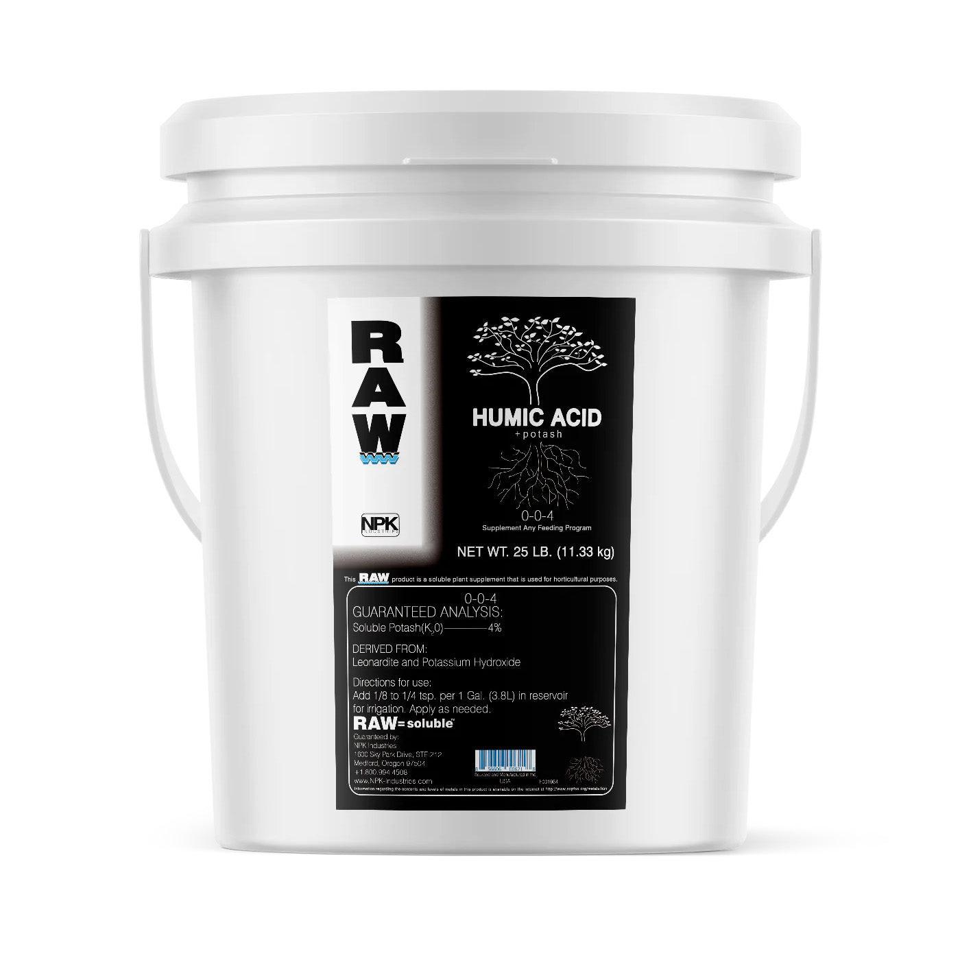NPK Industries RAW Dry Humic Acid, 25 lb.
