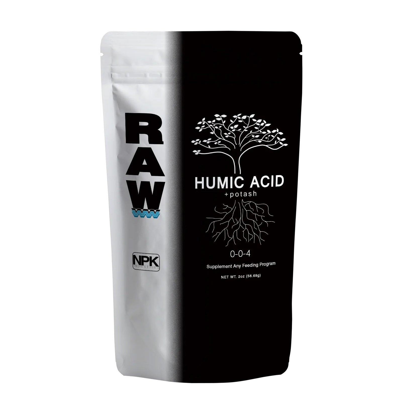 NPK Industries RAW Dry Humic Acid, 2 oz.