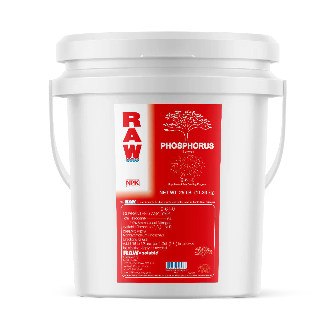 NPK Industries RAW Dry Phosphorus, 25 lb.