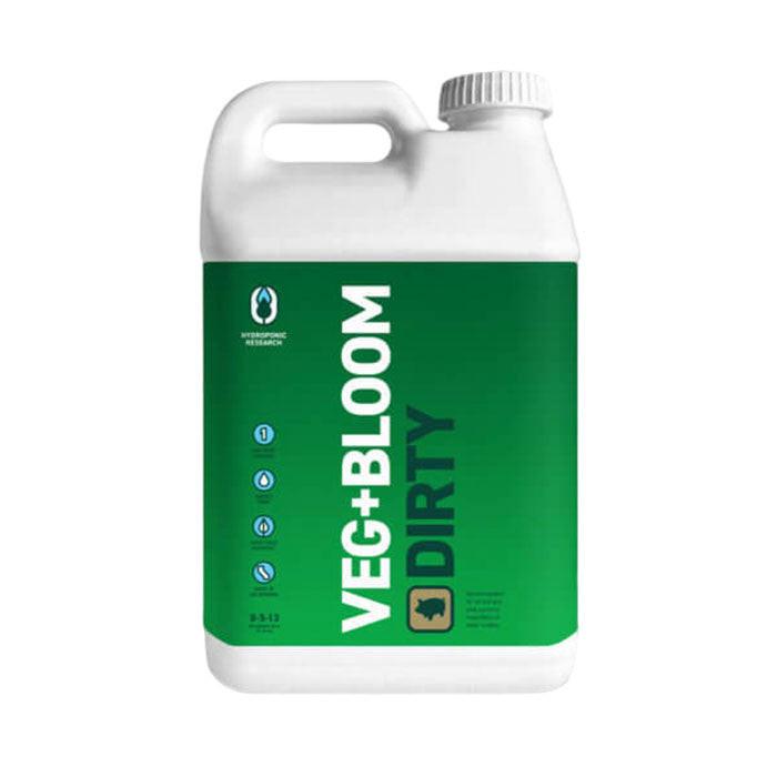 Hydroponic Research Veg+Bloom Dirty Base One Part Powder Nutrient, 100 lb.