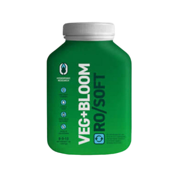Hydroponic Research Veg+Bloom RO Soft Base One Part Powder Nutrient