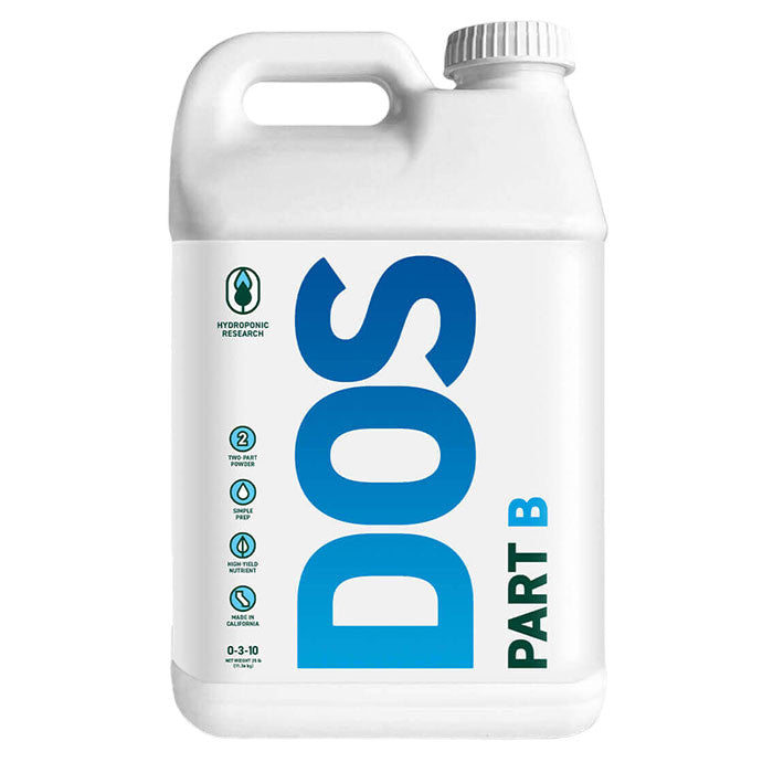 Hydroponic Research DOS B Base Two Part Powder Nutrient, 100 lb.
