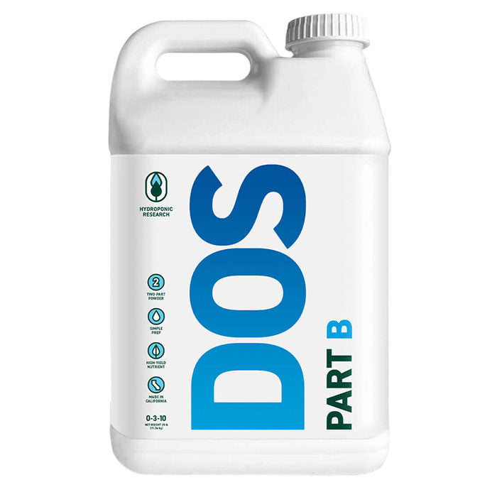 Hydroponic Research DOS B Base Two Part Powder Nutrient