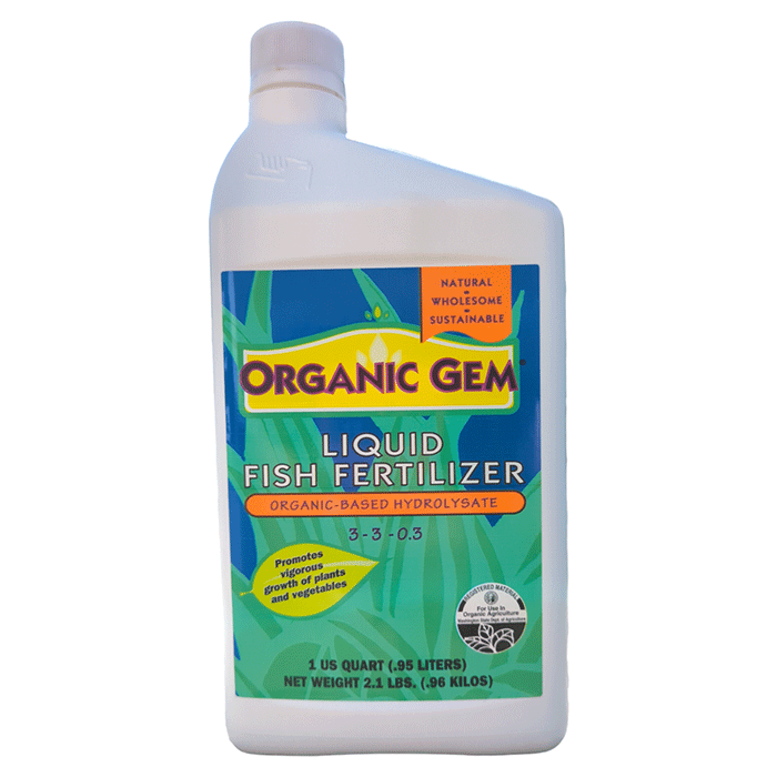 Organic Gem Fish Hydrolysate Liquid Fish Fertilizer