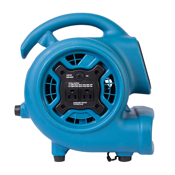XPOWER P-230AT Mighty Mini Air Mover, 1/4 HP, 925 CFM, Blue