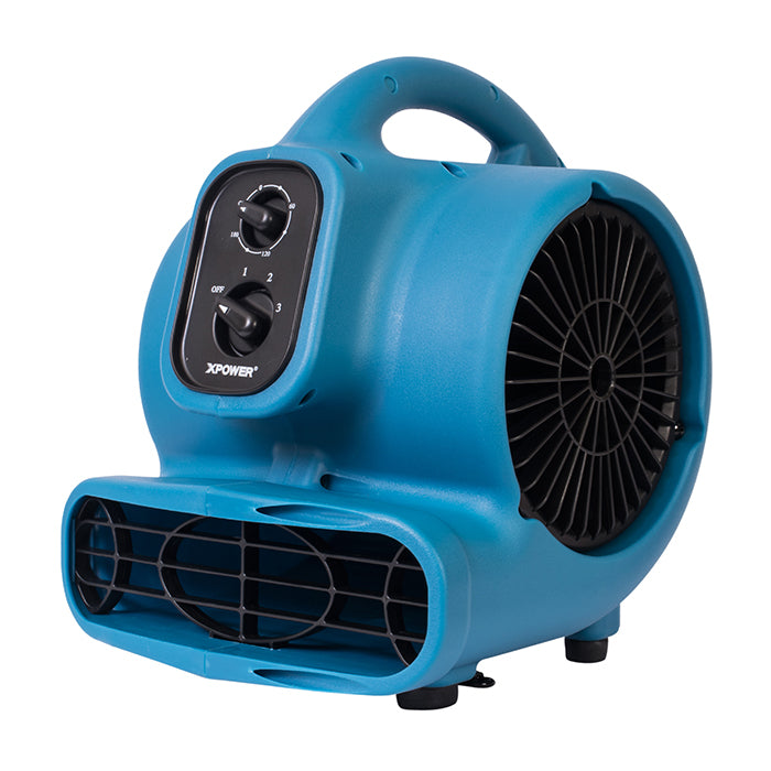 XPOWER P-230AT Mighty Mini Air Mover, 1/4 HP, 925 CFM, Blue
