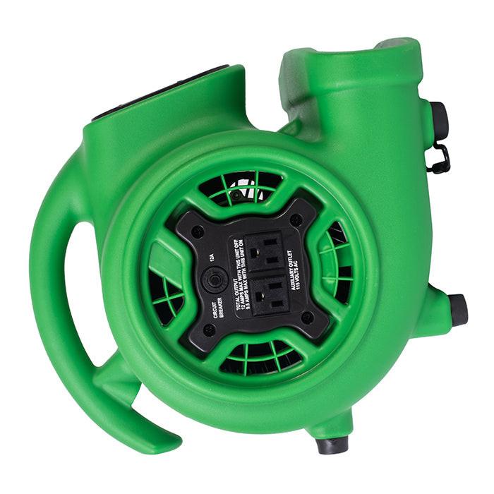XPOWER P-230AT Mighty Mini Air Mover, 1/4 HP, 925 CFM, Green