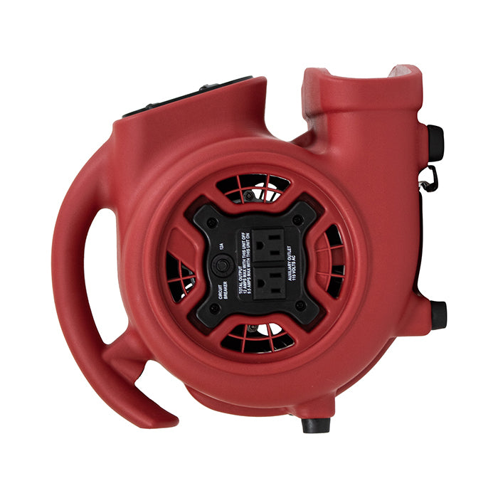 XPOWER P-230AT Mighty Mini Air Mover, 1/4 HP, 925 CFM, Red