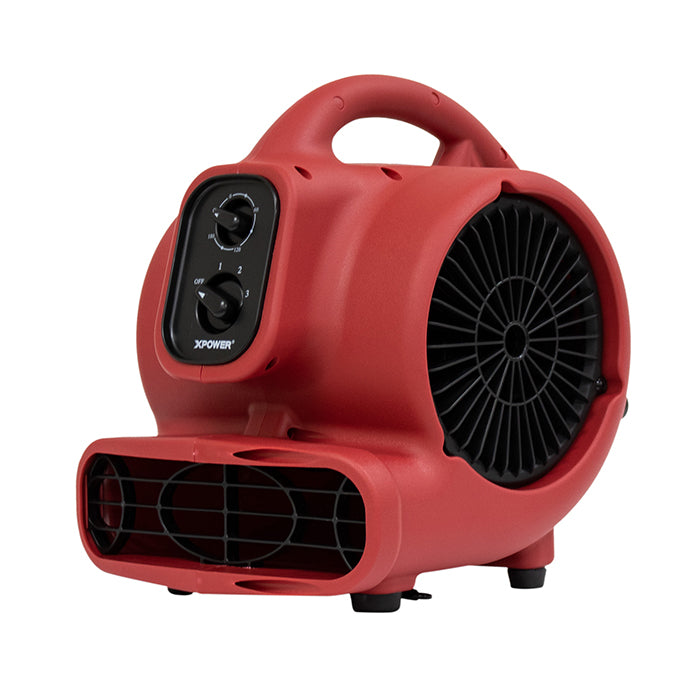 XPOWER P-230AT Mighty Mini Air Mover, 1/4 HP, 925 CFM, Red
