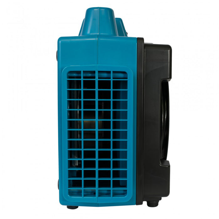 XPOWER X-2480A Professional 3-Stage HEPA Mini Air Scrubber, 1/2 HP, 550 CFM, Blue