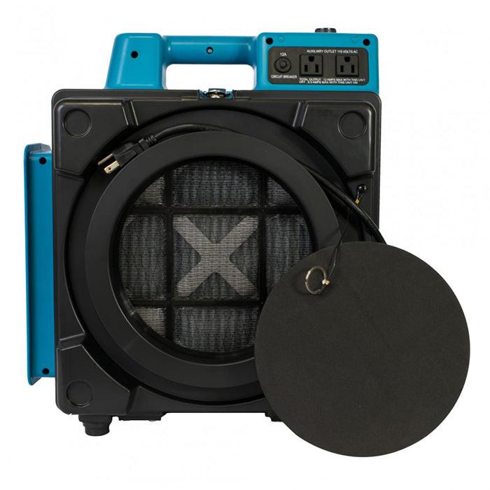 XPOWER X-2480A Professional 3-Stage HEPA Mini Air Scrubber, 1/2 HP, 550 CFM, Blue