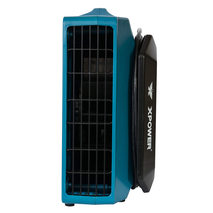 XPOWER XL-760AM Professional Low Profile Air Mover With Integrated Meter, 1/3 HP, 1150 CFM