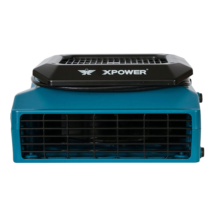 XPOWER XL-760AM Professional Low Profile Air Mover With Integrated Meter, 1/3 HP, 1150 CFM
