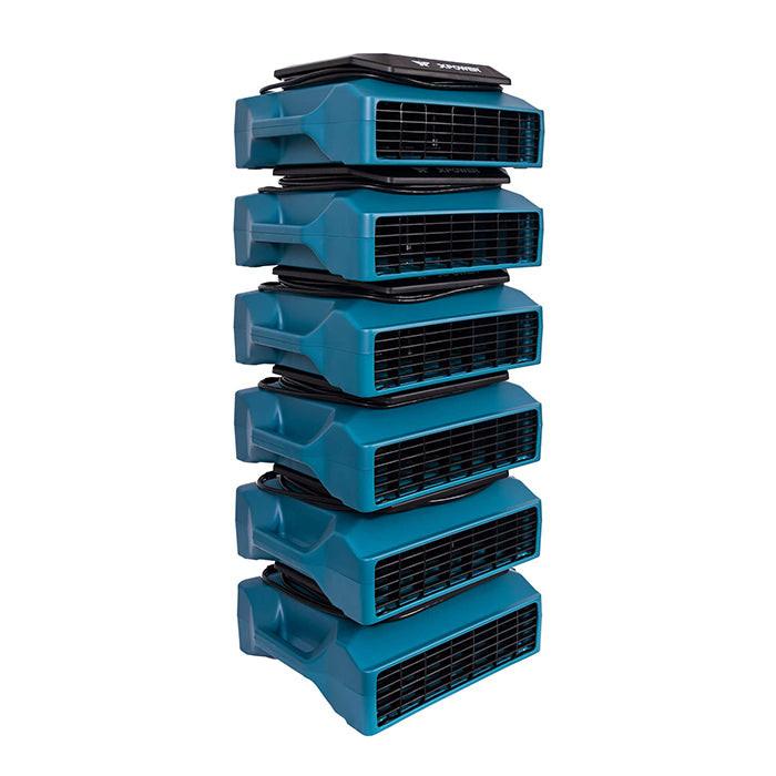 XPOWER XL-760AM Professional Low Profile Air Mover With Integrated Meter, 1/3 HP, 1150 CFM