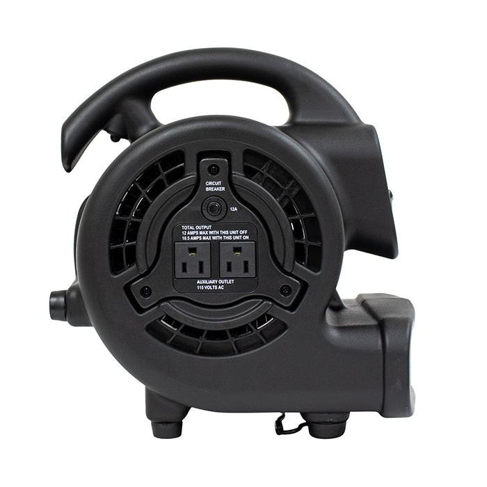 XPOWER P-80A Mighty Mini Air Mover, 600 CFM, Black