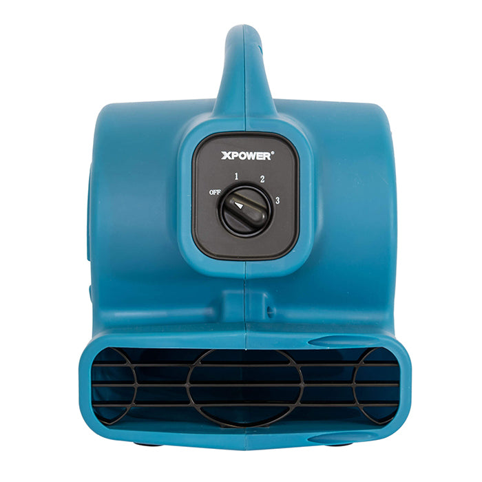 XPOWER P-80A Mighty Mini Air Mover, 600 CFM, Blue