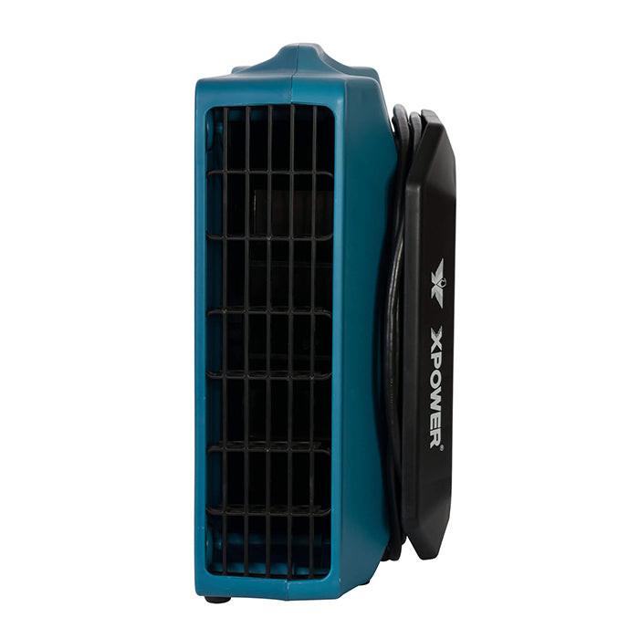XPOWER PL-700A Professional Low Profile Air Mover, 1/3 HP, 1050 CFM, Blue