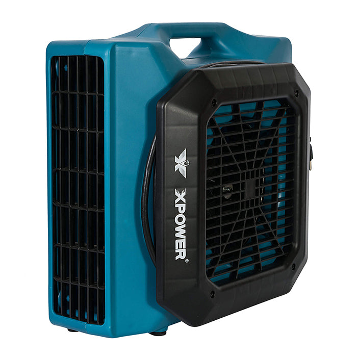 XPOWER PL-700A Professional Low Profile Air Mover, 1/3 HP, 1050 CFM