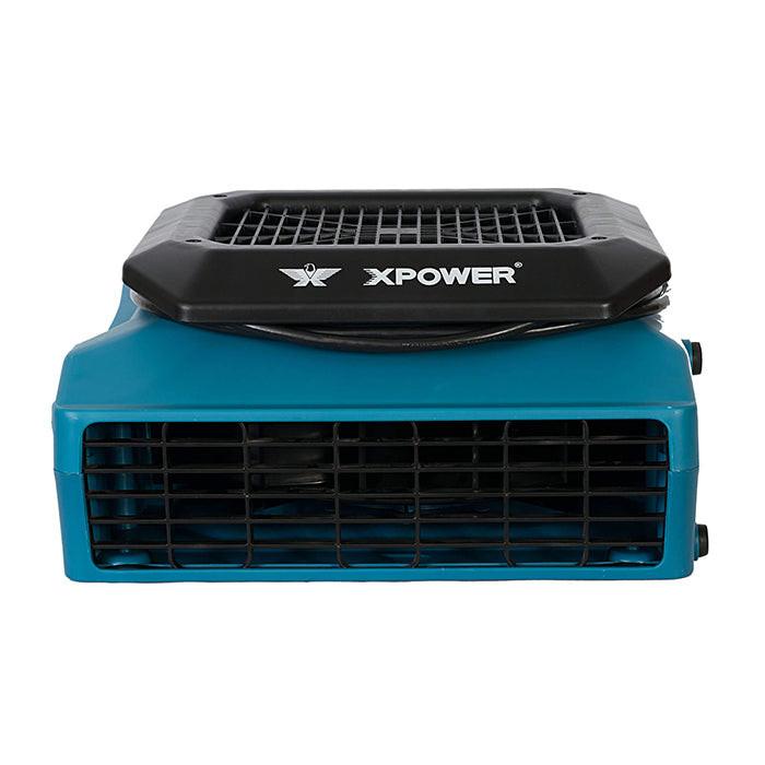 XPOWER PL-700A Professional Low Profile Air Mover, 1/3 HP, 1050 CFM, Blue