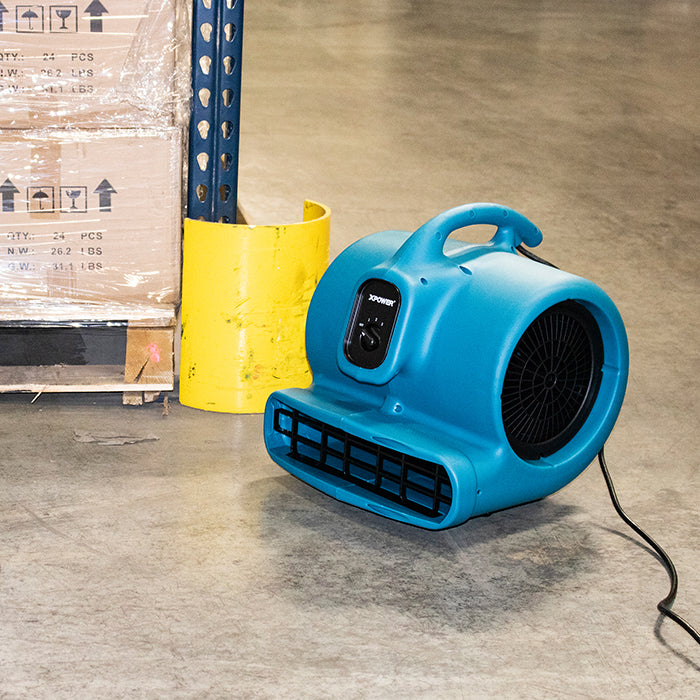 XPOWER 800-Series P-830 Air Mover, 1 HP, 3600 CFM