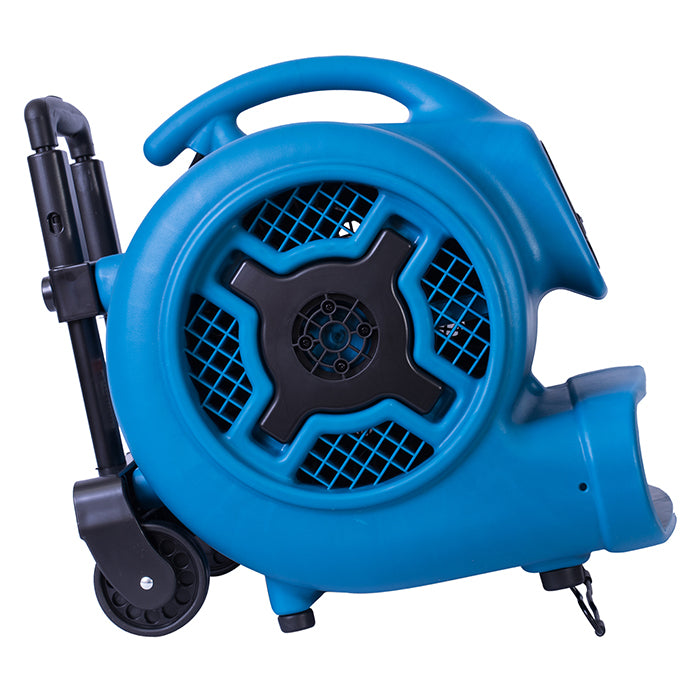 XPOWER 800-Series P-800H Air Mover with Handle & Wheels, 3/4 HP, 3200 CFM