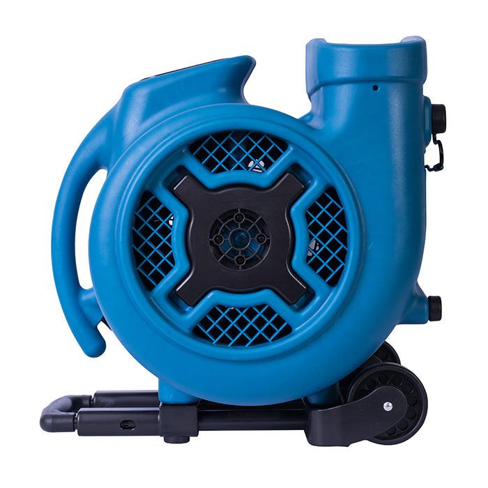 XPOWER 800-Series P-800H Air Mover with Handle & Wheels, 3/4 HP, 3200 CFM