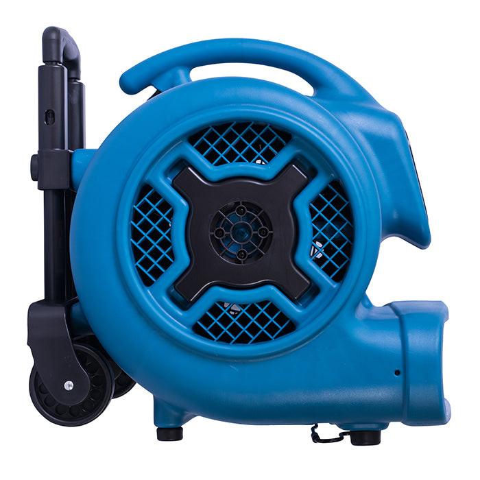 XPOWER 800-Series P-830H Air Mover with Handle & Wheels, 1 HP, 3600 CFM