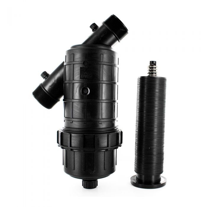 DIG 2 Inch MPT Inline Filter with Disc Elements, 150 Mesh