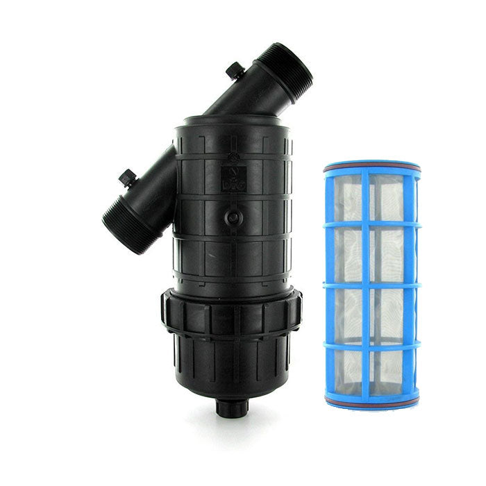 DIG 2 Inch MPT Inline Filter with Stainless Steel Screen, 80 Mesh