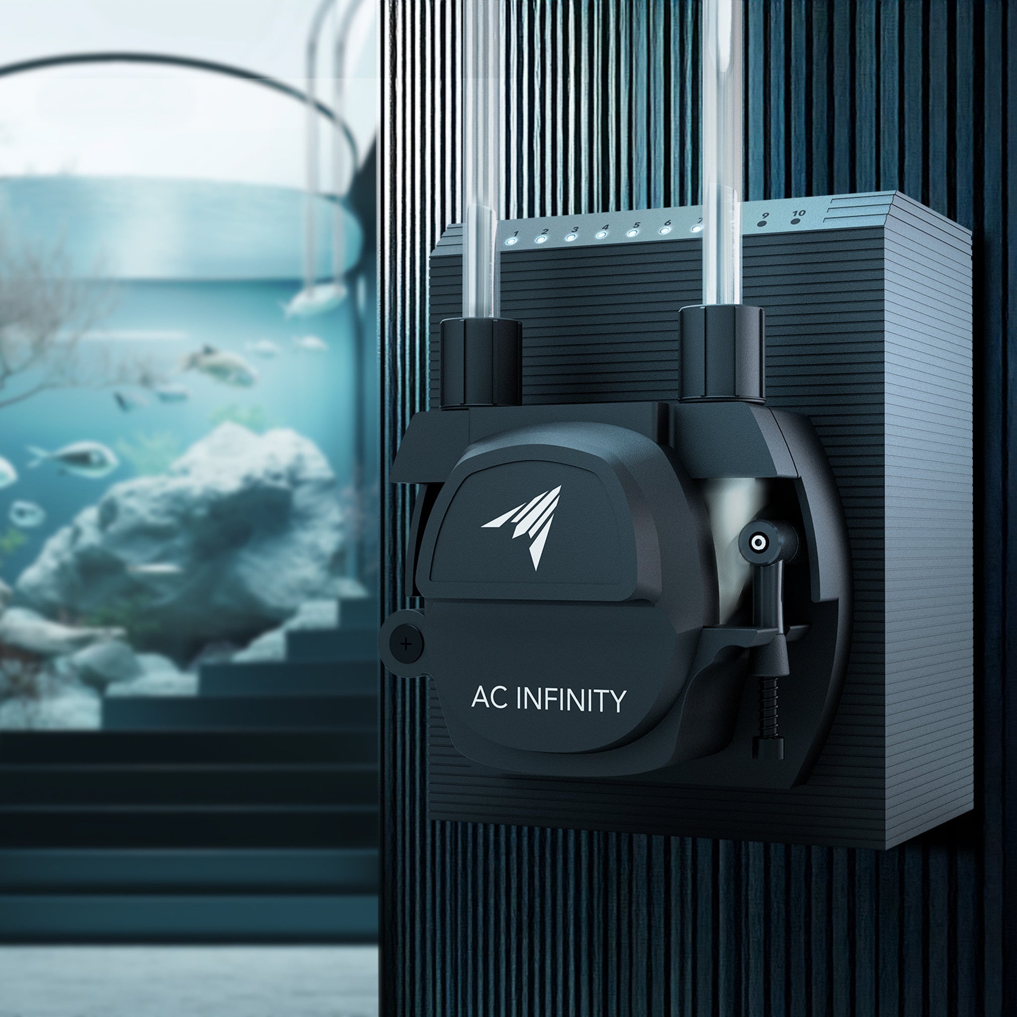 AC Infinity Peristaltic Pump, Two-Outlet Dosing Kit