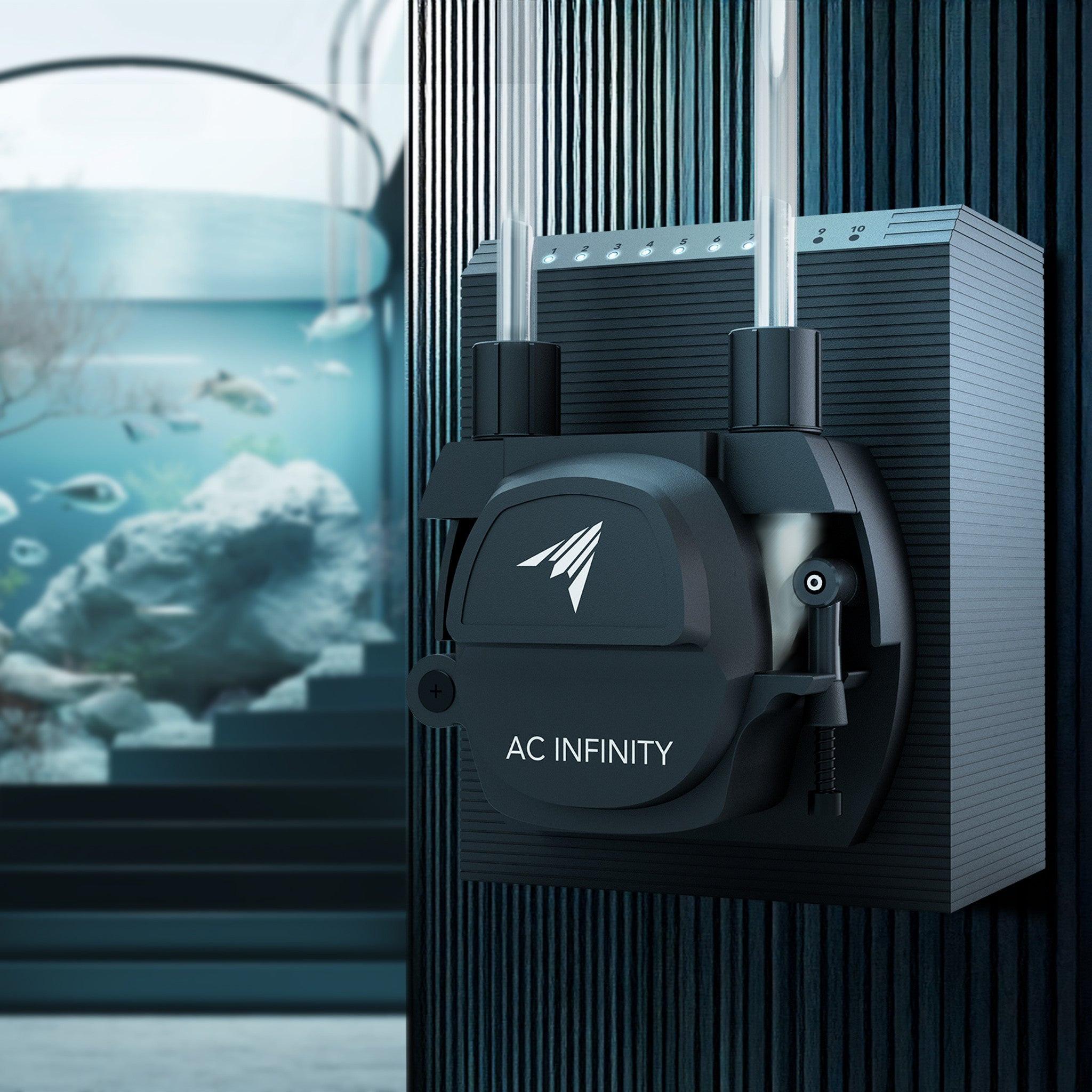 AC Infinity Peristaltic Pump, Two-Outlet Dosing Kit
