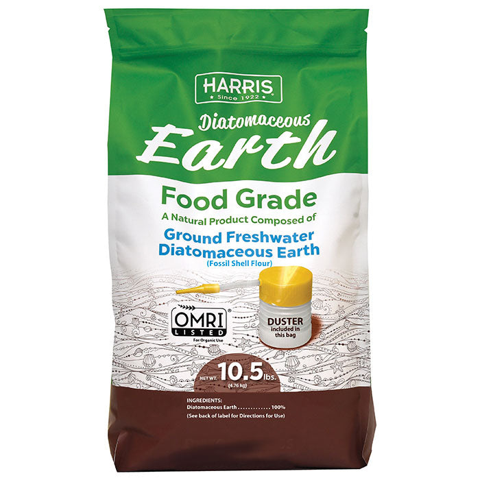 Harris Food Grade Diatomaceous Earth with Duster, 10.5 lbs. - Case of 3