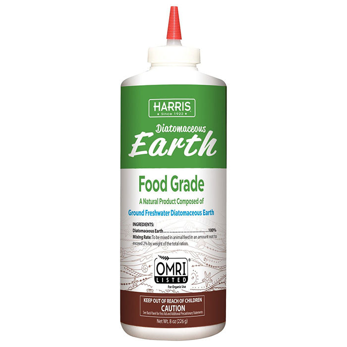Harris Eco Best Food Grade Diatomaceous Earth, 8 Ounces - Case of 12