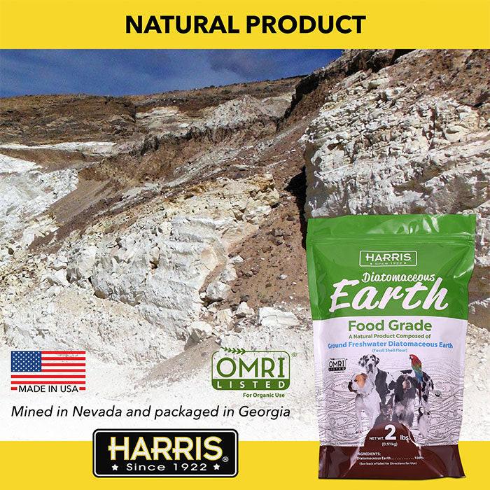 Harris Pet Food Grade Diatomaceous Earth, 2 lbs. - Case of 12