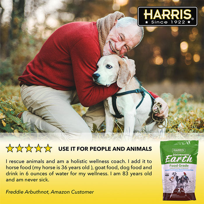 Harris Pet Food Grade Diatomaceous Earth, 2 lbs. - Case of 12
