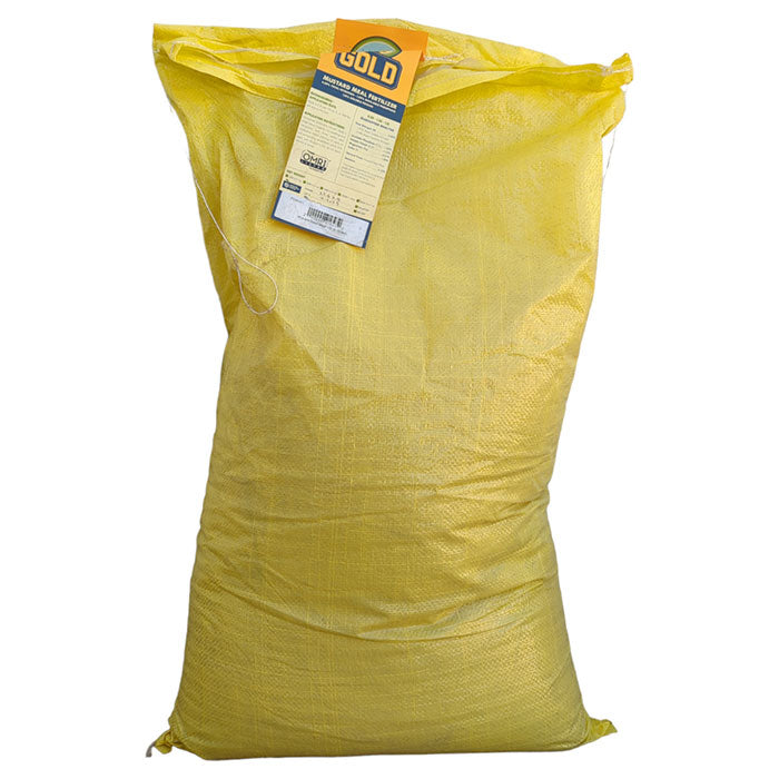 Pescadero Gold Mustard Milled Seed Meal 4.5-1.5-1.15, 50 lb.